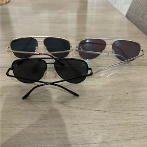 Quay x Dezi Perkins aviator sunglasses